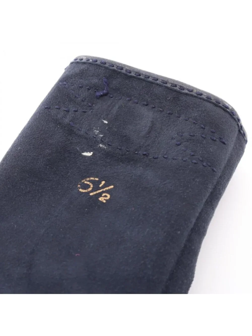 Hermes Gloves Logo Leather